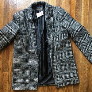 NWT Plaid blazer